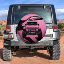 Pink Jeep Car Spare Tire Covers Gift For Campers Nearkii
