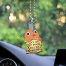 Chainsaw Man Pochita Get In Sit Down Car Ornament Custom Car Accessories Decorations Nearkii