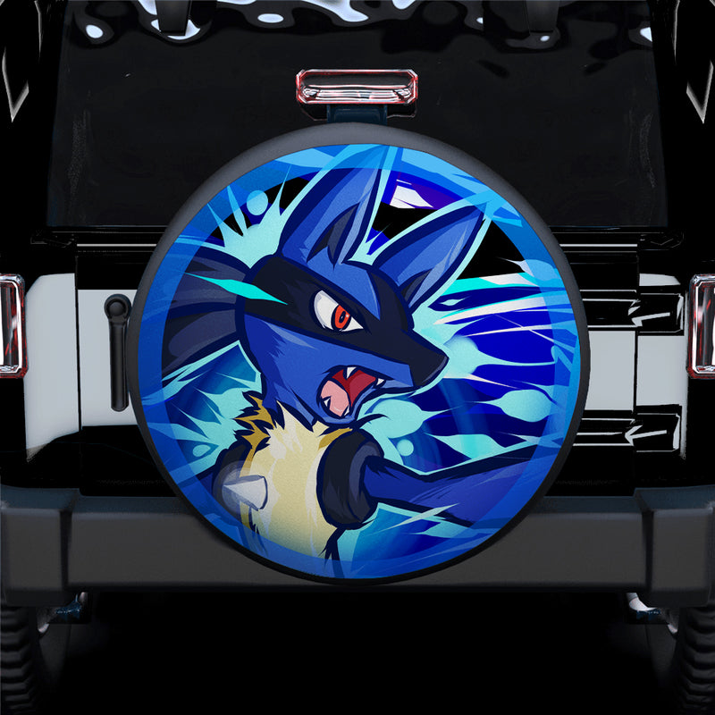 Pokemon Lucario Jeep Car Spare Tire Covers Gift For Campers Nearkii