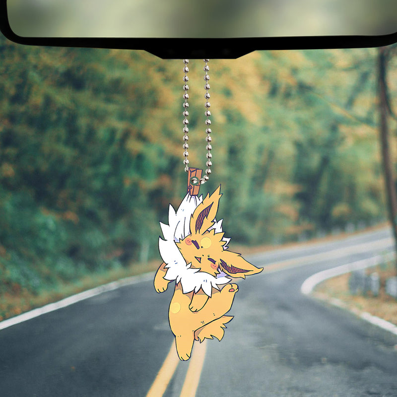 Cute Pokemon Jolteon Eeveelution Car Ornament Custom Car Accessories Decorations