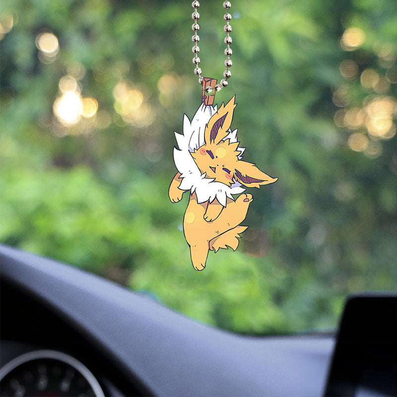 Cute Pokemon Jolteon Eeveelution Car Ornament Custom Car Accessories Decorations