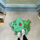 Cute Bulbasaur Custom Shape Rubber Doormat Home Decor