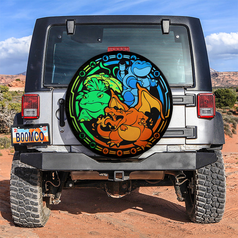 Pokemon Jeep Car Spare Tire Covers Gift For Campers Nearkii