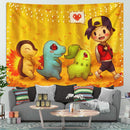Pokemon Wallking Tapestry Room Decor Nearkii