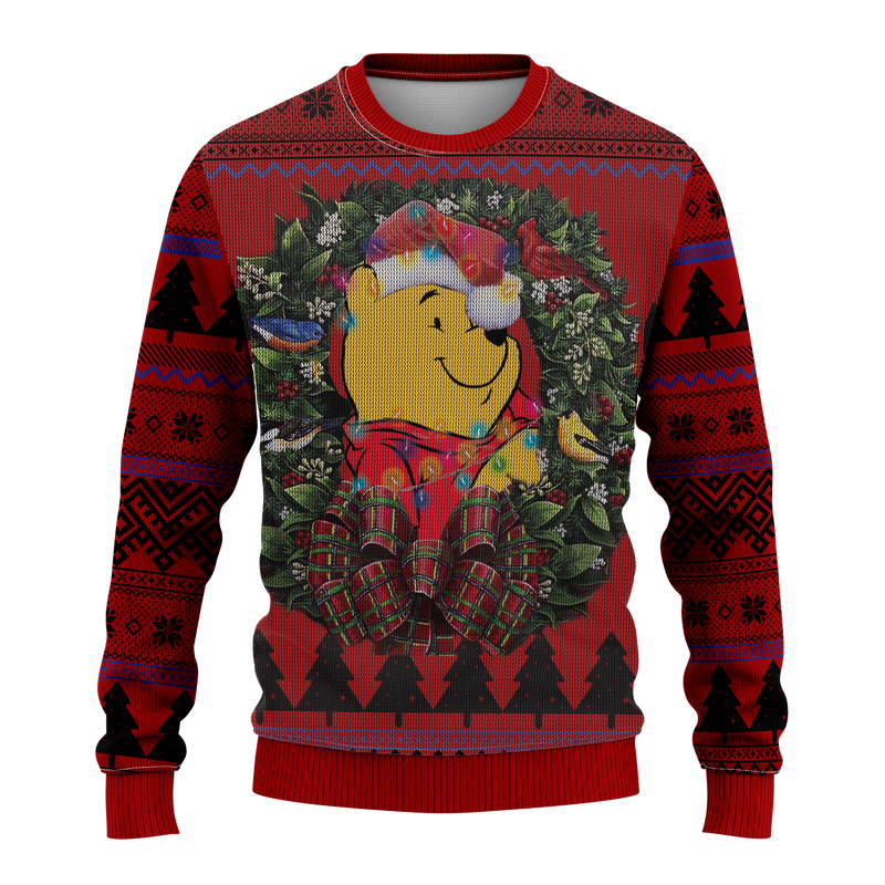 Pooh Winnie The Pooh Mc Ugly Christmas Sweater Thanksgiving Gift Nearkii