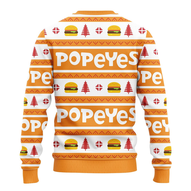 Popeyes Ugly Christmas Sweater Amazing Gift Idea Thanksgiving Gift