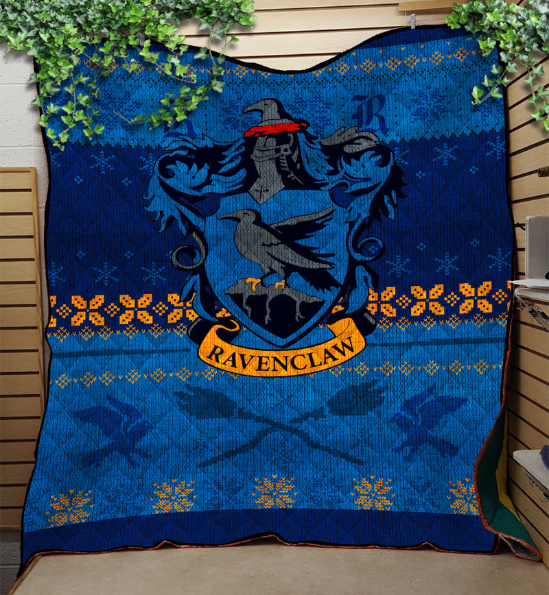 Christmas Ravenclaw Harry Potter Quilt Blanket Nearkii