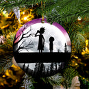 Rick And Morty Moon Night Mica Ornament Perfect Gift For Holiday Nearkii
