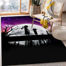 Rick And Morty Moon Night Rug Carpet Rug Home Room Decor Nearkii