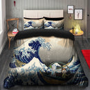 Rick And Morty The Great Wave Japan Bedding Set