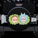 Rick Morty Funny Face Spare Tire Covers Gift For Campers Nearkii