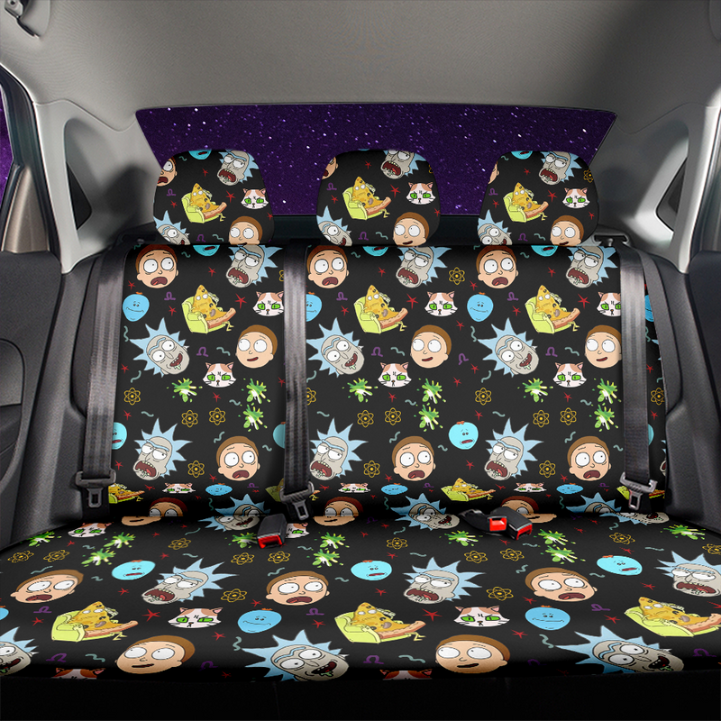 Rick And Morty Car Back Seat Covers Decor Protectors Nearkii