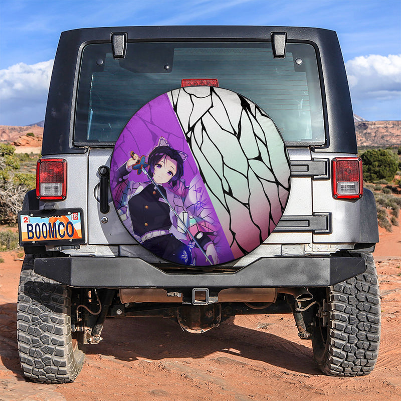 Shinobu Demon Slayer Car Spare Tire Covers Gift For Campers Nearkii