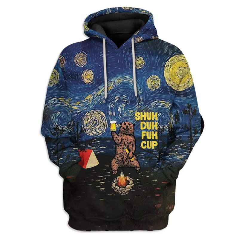 Shuh Duh Fuh Cup Starry Night Camping Custom Hoodie Amazing Gift Idea