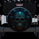 Skull Gothic Dark Vector Car Spare Tire Covers Gift For Campers Nearkii