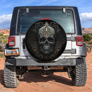 Skull Car Spare Tire Covers Gift For Campers Nearkii