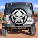 Skull Star Symbol Car Spare Tire Covers Gift For Campers Nearkii