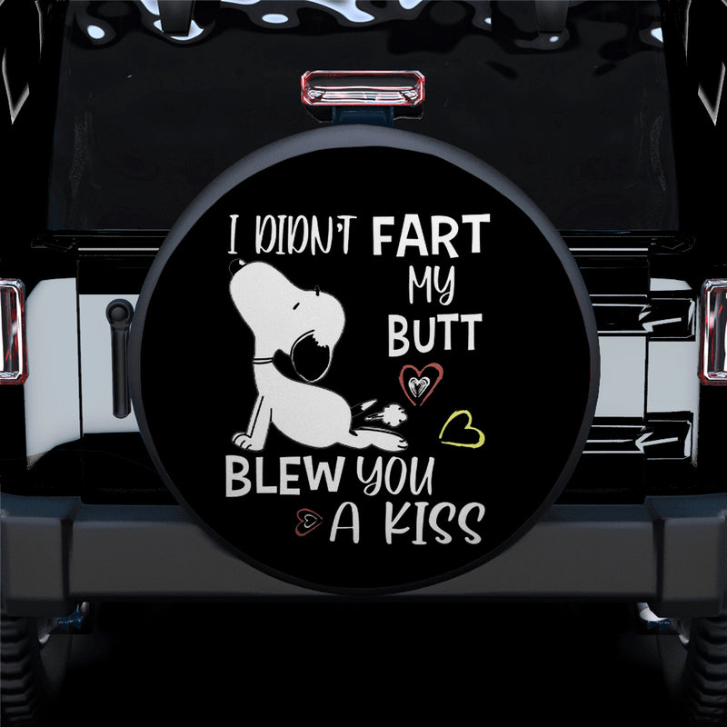 Snoopy Fart Butt Blew You A Kiss Funny Jeep Car Spare Tire Covers Gift For Campers Nearkii