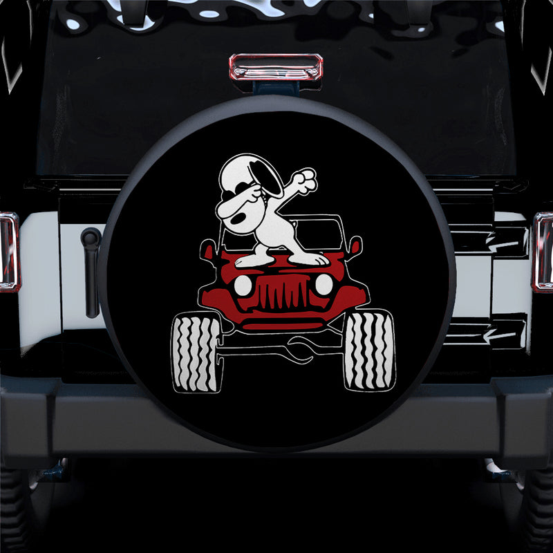 Snoopy Jeep Car Spare Tire Covers Gift For Campers Nearkii