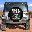 Snoopy Shut Up Funny Jeep Car Spare Tire Covers Gift For Campers Nearkii