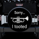 Sorry I Tooted Car Spare Tire Cover