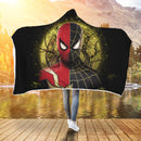 Spider Man Black Suit No Way Home 2 Moonlight Economy Hooded Blanket Nearkii