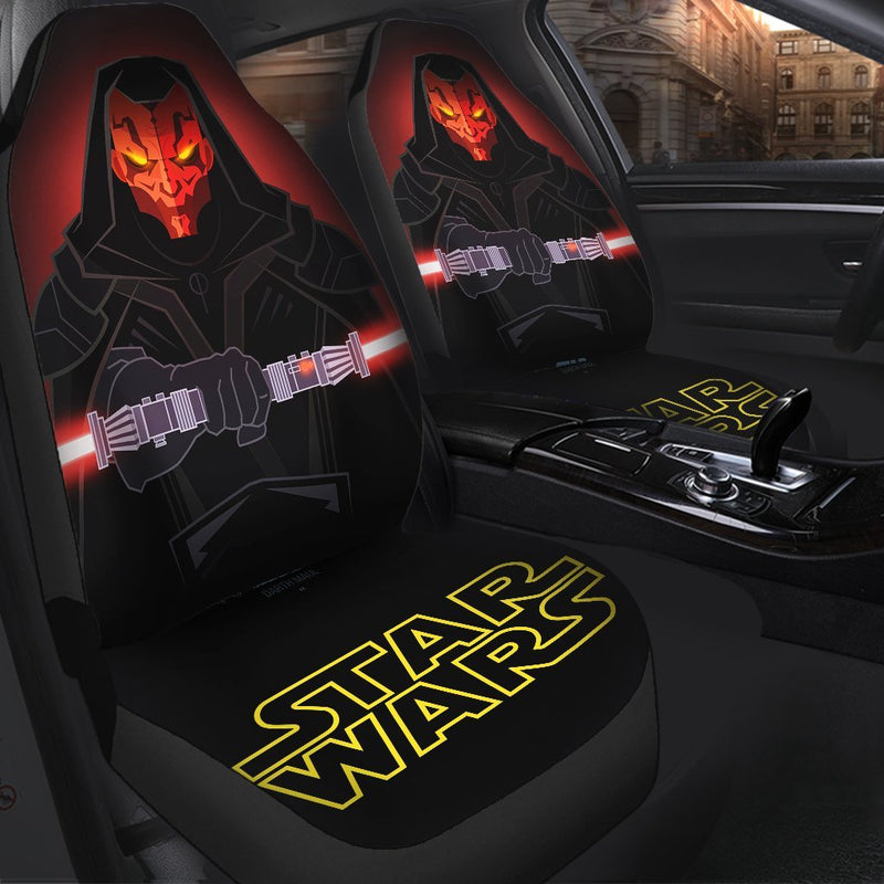 Star Wars Darth Maul Premium Custom Car Seat Covers Decor Protectors Nearkii