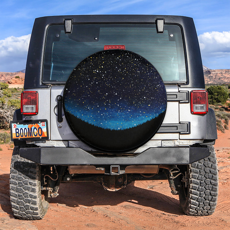Star Night Jeep Car Spare Tire Cover Gift For Campers Nearkii