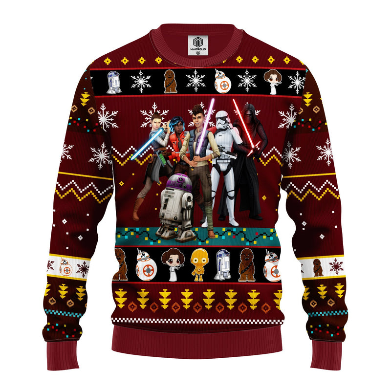 Star Wars Dark Ugly Christmas Sweater Amazing Gift Idea Thanksgiving Gift Nearkii