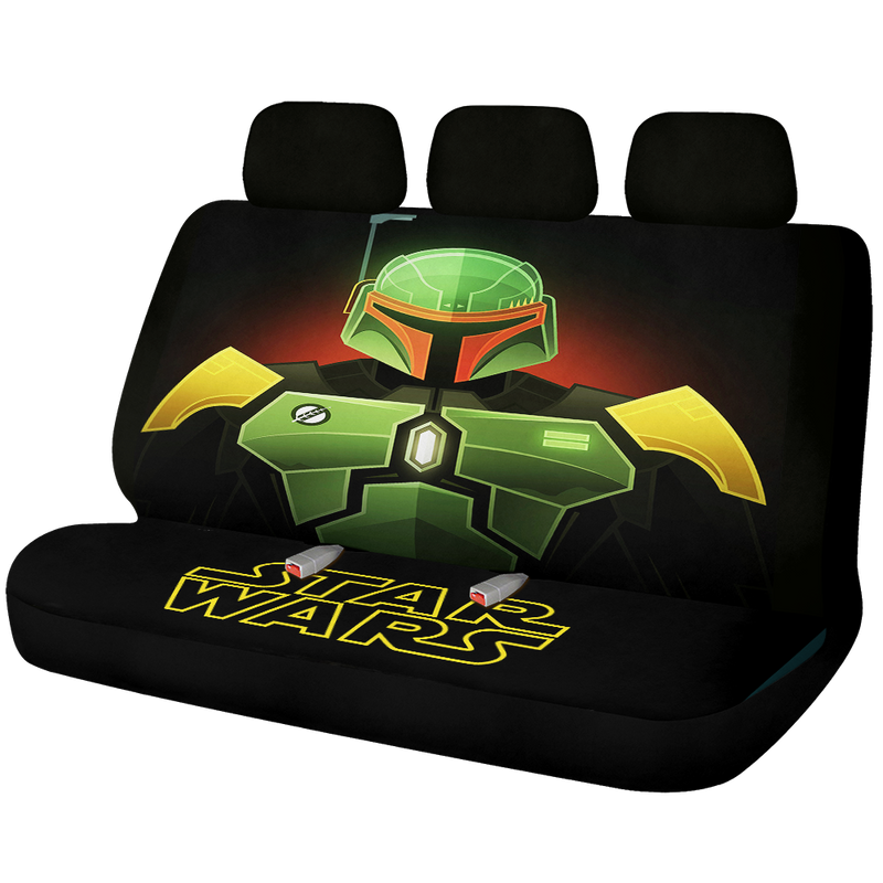 Boba Fett Car Back Seat Covers Decor Protectors Nearkii