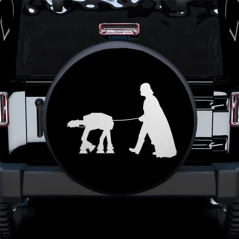 Darth Vader Walking Pet Jeep Car Spare Tire Covers Gift For Campers Nearkii