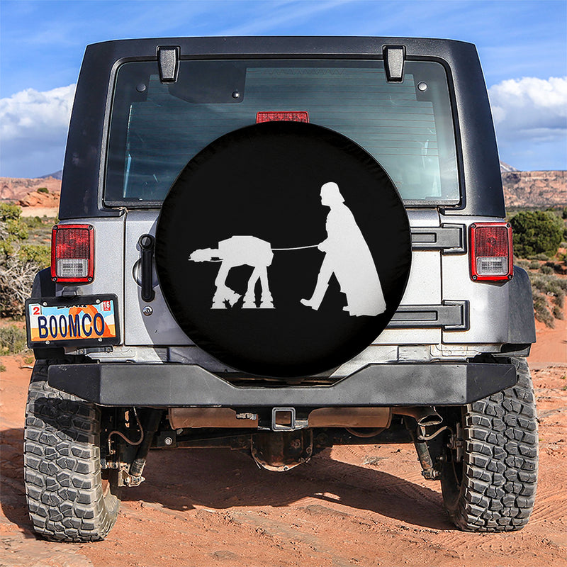 Darth Vader Walking Pet Jeep Car Spare Tire Covers Gift For Campers Nearkii