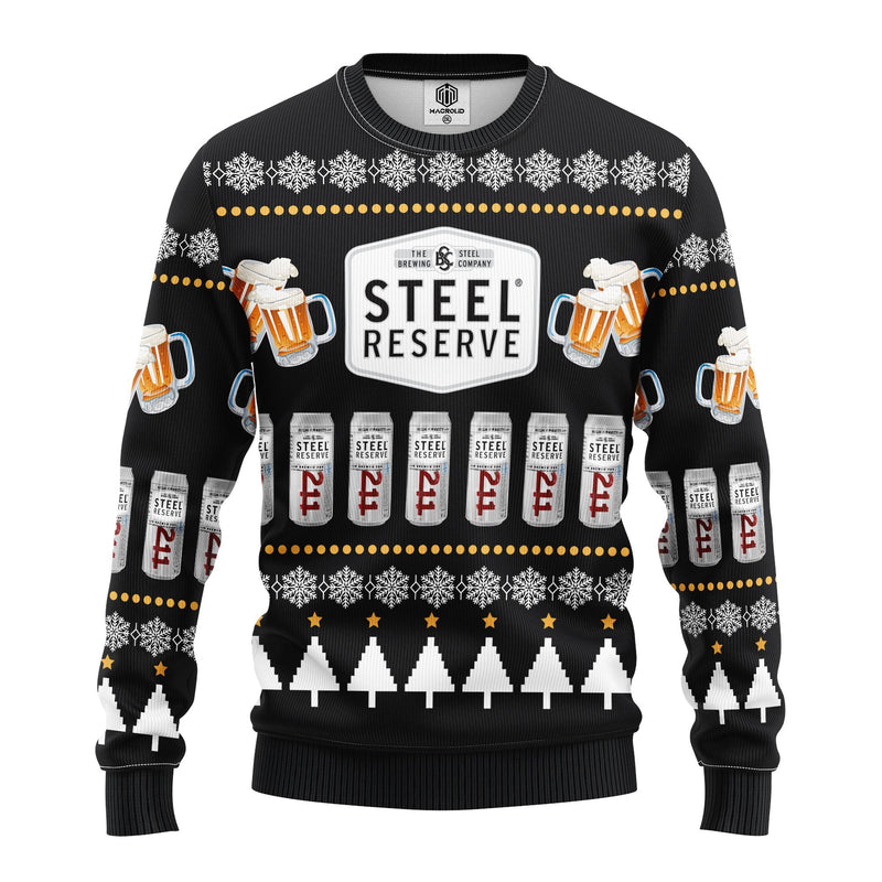 Steel Beer Ugly Christmas Sweater Amazing Gift Idea Thanksgiving Gift Nearkii