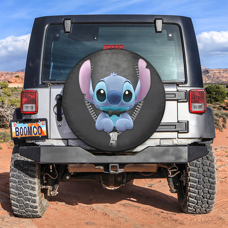 Stitch Wear Bow Zipper Car Spare Tire Gift For Campers Nearkii