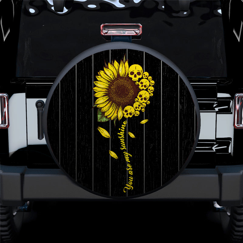 You Are My Sunshine Sunflower Car Spare Tire Cover Gift For Campers Nearkii