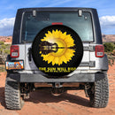 The Sun Will Rise Sunflower Guitar Hd Jeep Car Spare Tire Cover Gift For Campers Nearkii