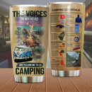 The Voices In My Head Are Telling Me To Go Camping Camfire Tumbler 2023 Nearkii