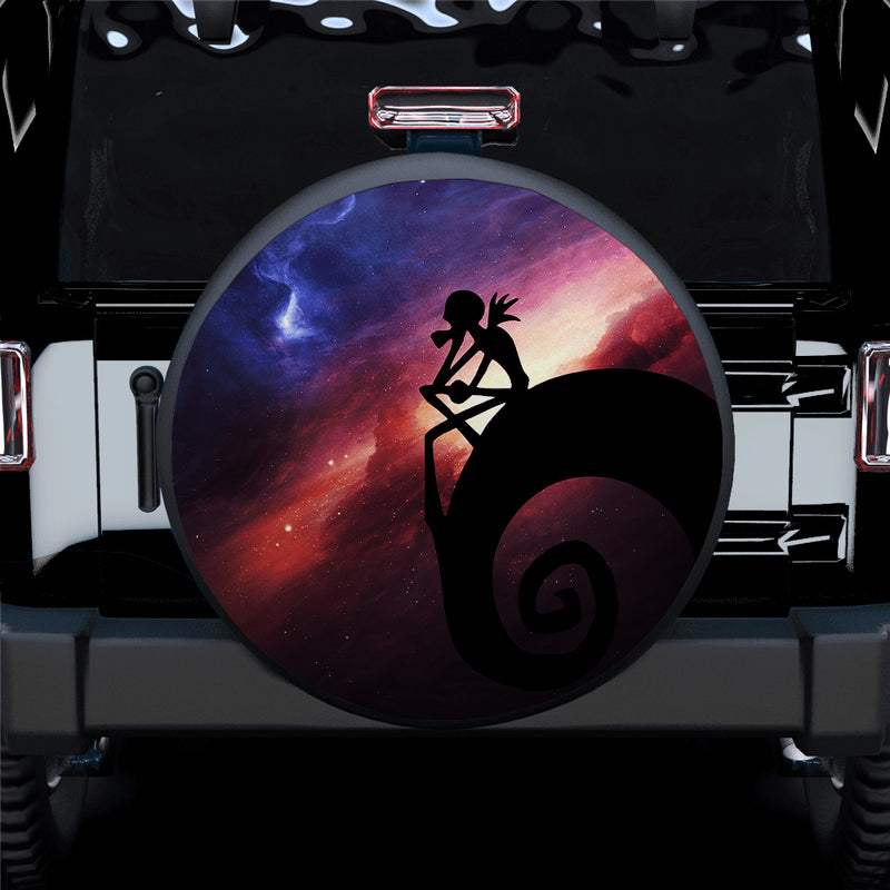 Thinking Jack Nightmare Before Christmas Car Spare Tire Covers Gift For Campers Nearkii