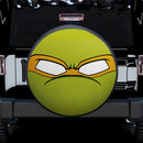 TMNT Ninja Turtle Eyes Yellow Jeep Car Spare Tire Covers Gift For Campers Nearkii