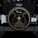 To My Viking Car Spare Tire Cover Gift For Campers Nearkii