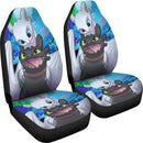Toothless And The Light Fury Car Premium Custom Car Seat Covers Decor Protectors Nearkii