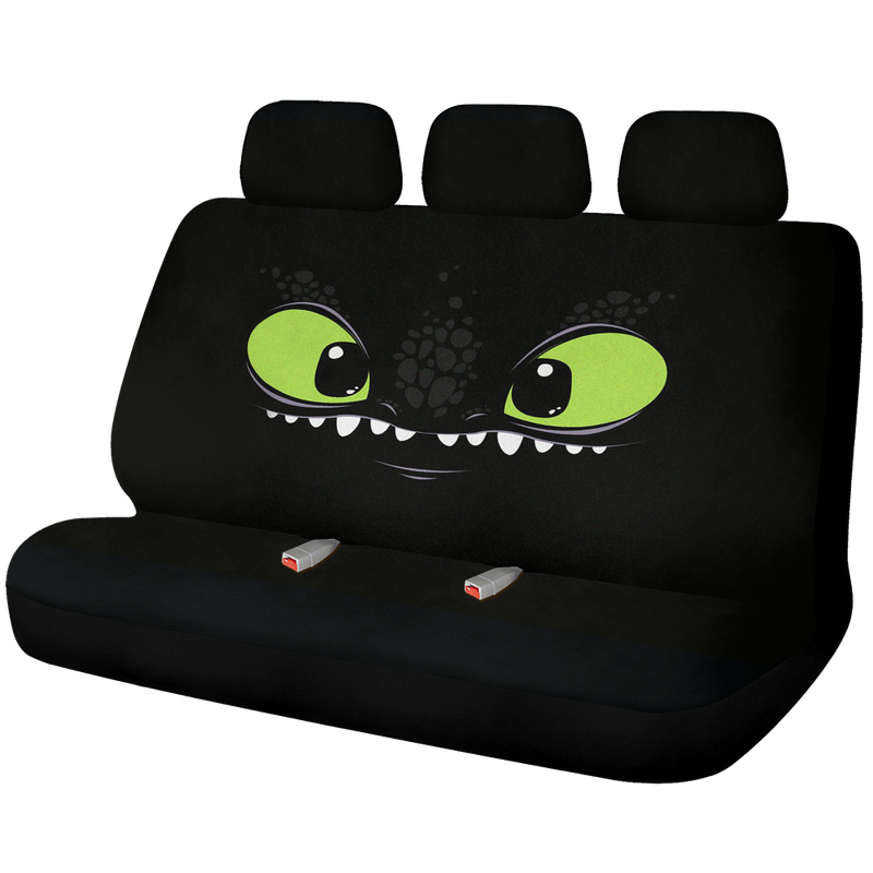 Toothless Face How To Train Your Dragon Car Back Seat Covers Decor Protectors Nearkii