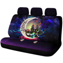 Toothless With Fish Love You To The Moon Galaxy Car Back Seat Covers Decor Protectors Nearkii
