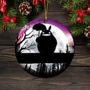 Totoro Ghibli Moon Night Mica Ornament Perfect Gift For Holiday Nearkii
