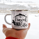 Travel To Life Camping Mug Campfire Mug Nearkii