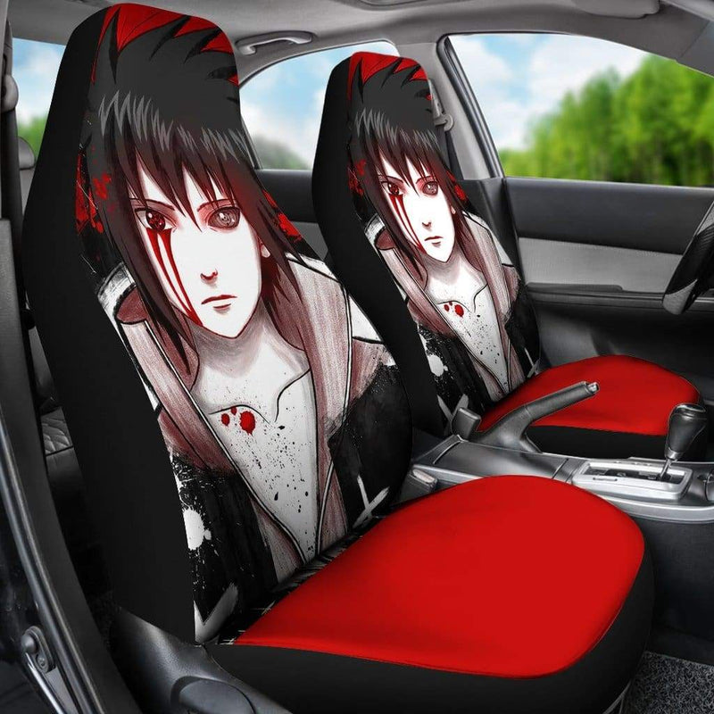 Uchiha Sasuke Car Premium Custom Car Seat Covers Decor Protectors Nearkii