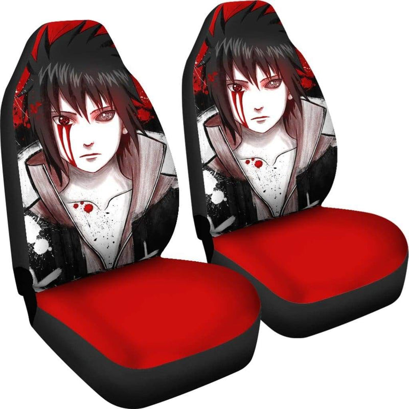 Uchiha Sasuke Car Premium Custom Car Seat Covers Decor Protectors Nearkii