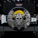 Viking Skull Head Car Spare Tire Cover Gift For Campers Nearkii
