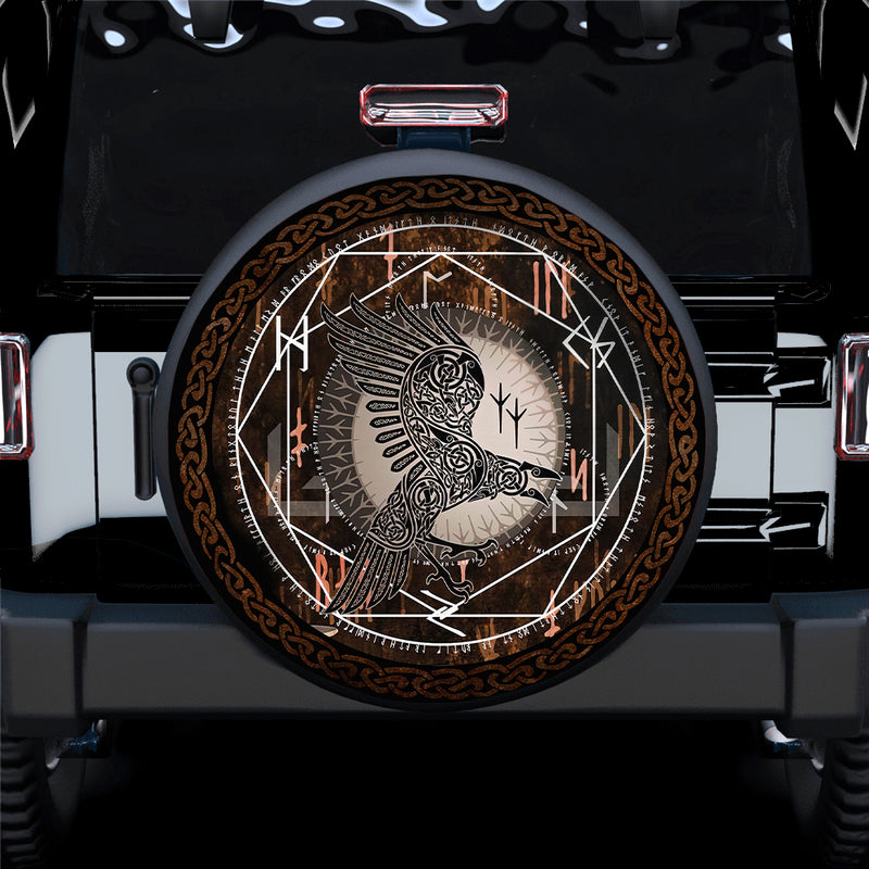 Viking Vedrfolnir Car Spare Tire Cover Gift For Campers Nearkii