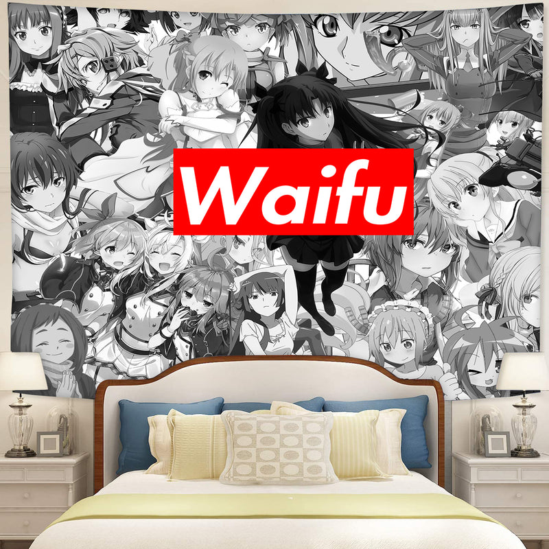 Waifu Tapestry Room Decor Nearkii